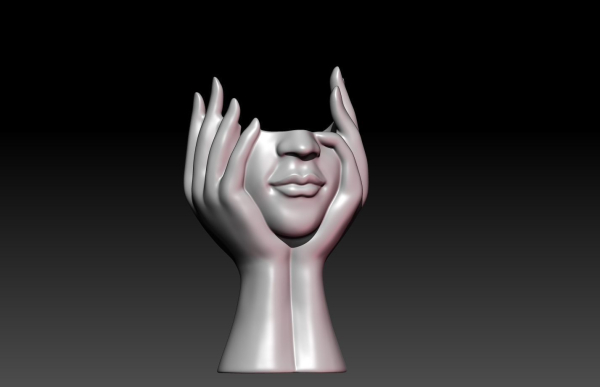 Vase - the girls face