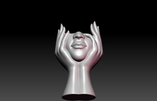 Vase - the girls face