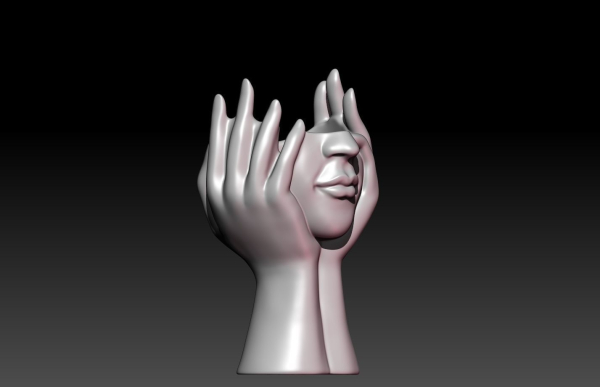 Vase - the girls face