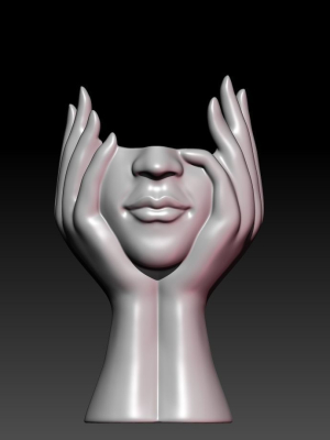Vase - the girls face
