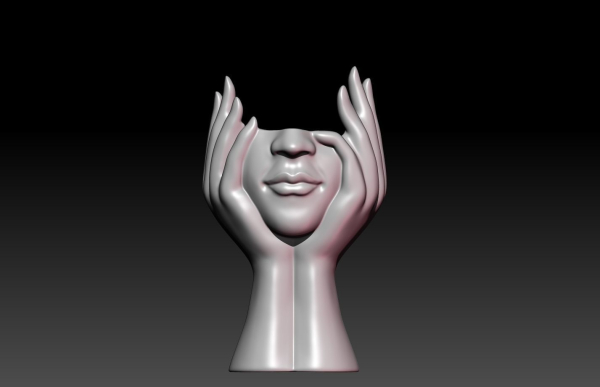 Vase - the girls face