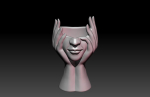 Vase - the girls face