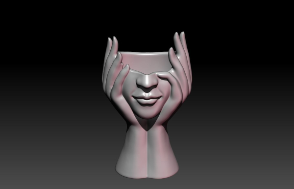Vase - the girls face