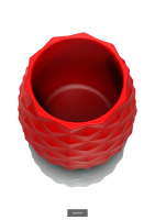 vasecollection vase with wavy lines