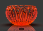 vasecollection vase with wavy lines