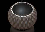 vasecollection vase with wavy lines