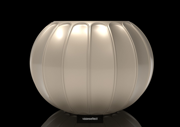 vasecollection vase with wavy lines