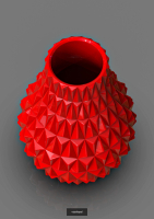 vasecollection vase with wavy lines