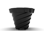 vasecollection vase with wavy lines