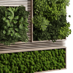 Vertical Wall Garden With Wooden frame 39