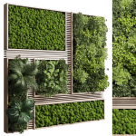 Vertical Wall Garden With Wooden frame 39
