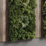 Vertical Wall Garden With Wooden frame set 53