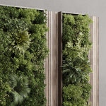 Vertical Wall Garden With Wooden frame set 53