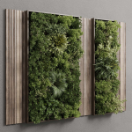 Vertical Wall Garden With Wooden frame set 53