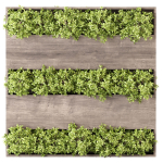 Vertical wooden Garden vol 135