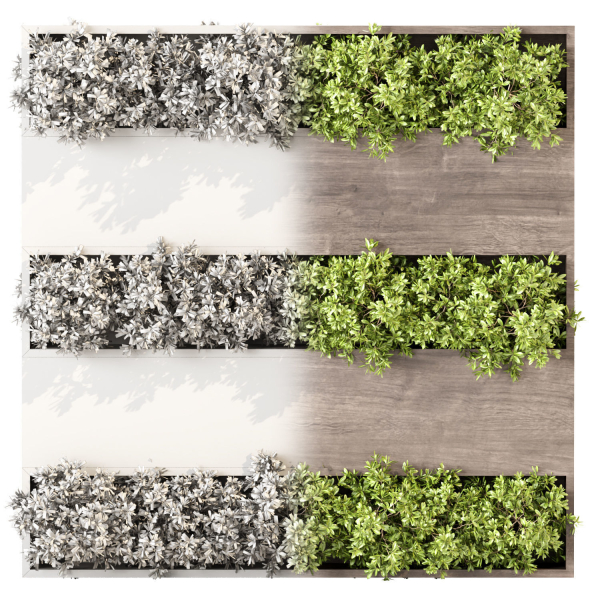 Vertical wooden Garden vol 135