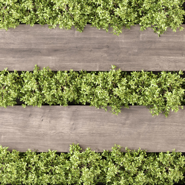 Vertical wooden Garden vol 135