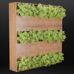 Vertical wooden Garden vol 135-Blender