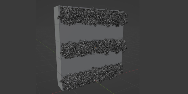 Vertical wooden Garden vol 135-Blender