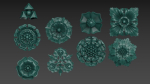 Victorian Gothic Flower Designs