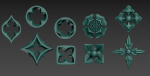 Victorian Gothic Flower Designs