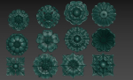 Victorian Gothic Flower Designs