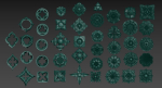 Victorian Gothic Flower Designs