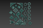 Victorian Gothic Flower Designs