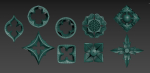 Victorian Gothic Flower Designs