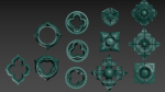 Victorian Gothic Flower Designs