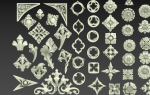 Victorian Gothic Flower Designs