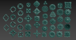 Victorian Gothic Flower Designs
