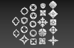 Victorian Gothic Flower Designs