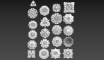 Victorian Gothic Flower Designs