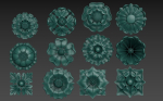 Victorian Gothic Flower Designs
