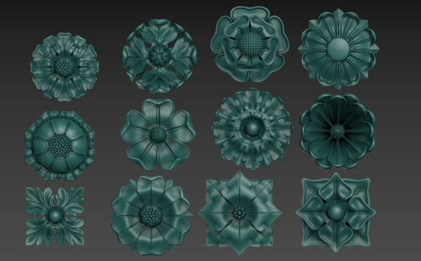 Victorian Gothic Flower Designs