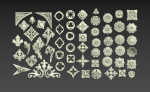 Victorian Gothic Flower Designs