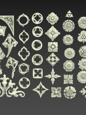 Victorian Gothic Flower Designs