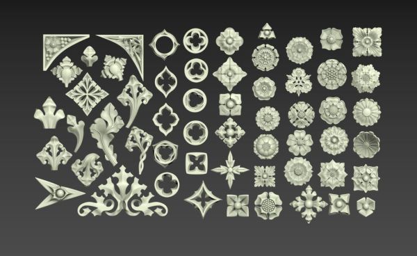 Victorian Gothic Flower Designs