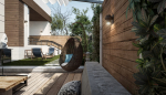 Villa garden landscape - 3D model