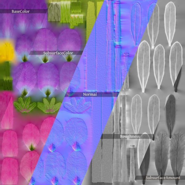 Violet Flower VFX Grace