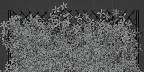 Virginia creeper on fence vol 182-Blender