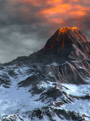 volcano-with-summer-and-winter-textures-3d-model-low-poly-obj-fbx-ma-mel