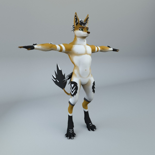 Vostrum Rexouium Character 3D Model