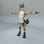 Vostrum Rexouium Character 3D Model
