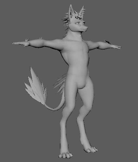 Vostrum Rexouium Character 3D Model