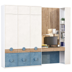 Wardrobe with alcohol decor and accessories