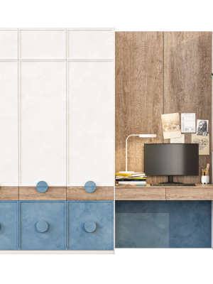 Wardrobe with alcohol decor and accessories