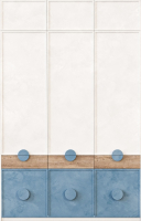 Wardrobe with alcohol decor and accessories