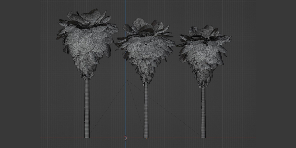 washingtonia filifera palm collection vol 55-Blender